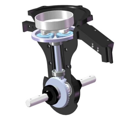 Verticla All Gear Drive System